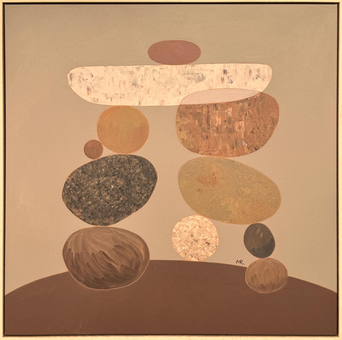 Still Balance - Holding Together (FRAMED IN OAK)