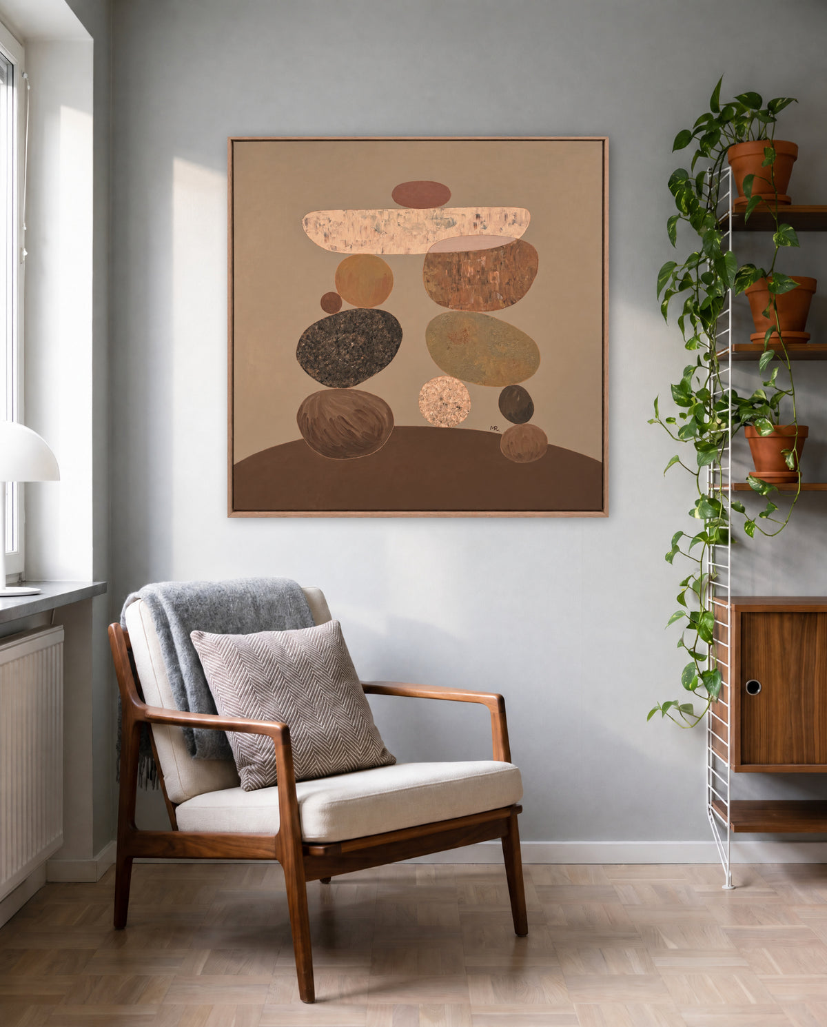 Still Balance - Holding Together (FRAMED IN OAK)