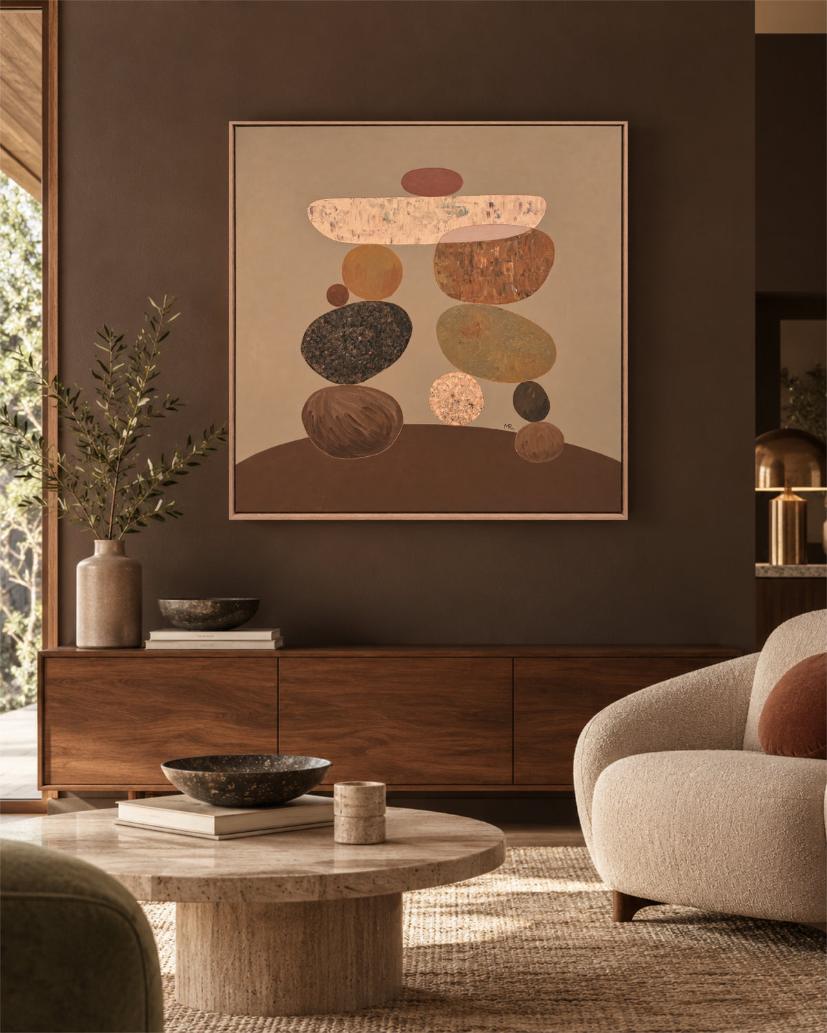 Still Balance - Holding Together (FRAMED IN OAK)