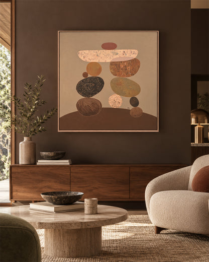 Still Balance - Holding Together (FRAMED IN OAK)