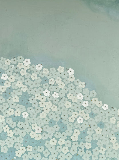 QUIET BLOOM - Sage Moon (Diptych)